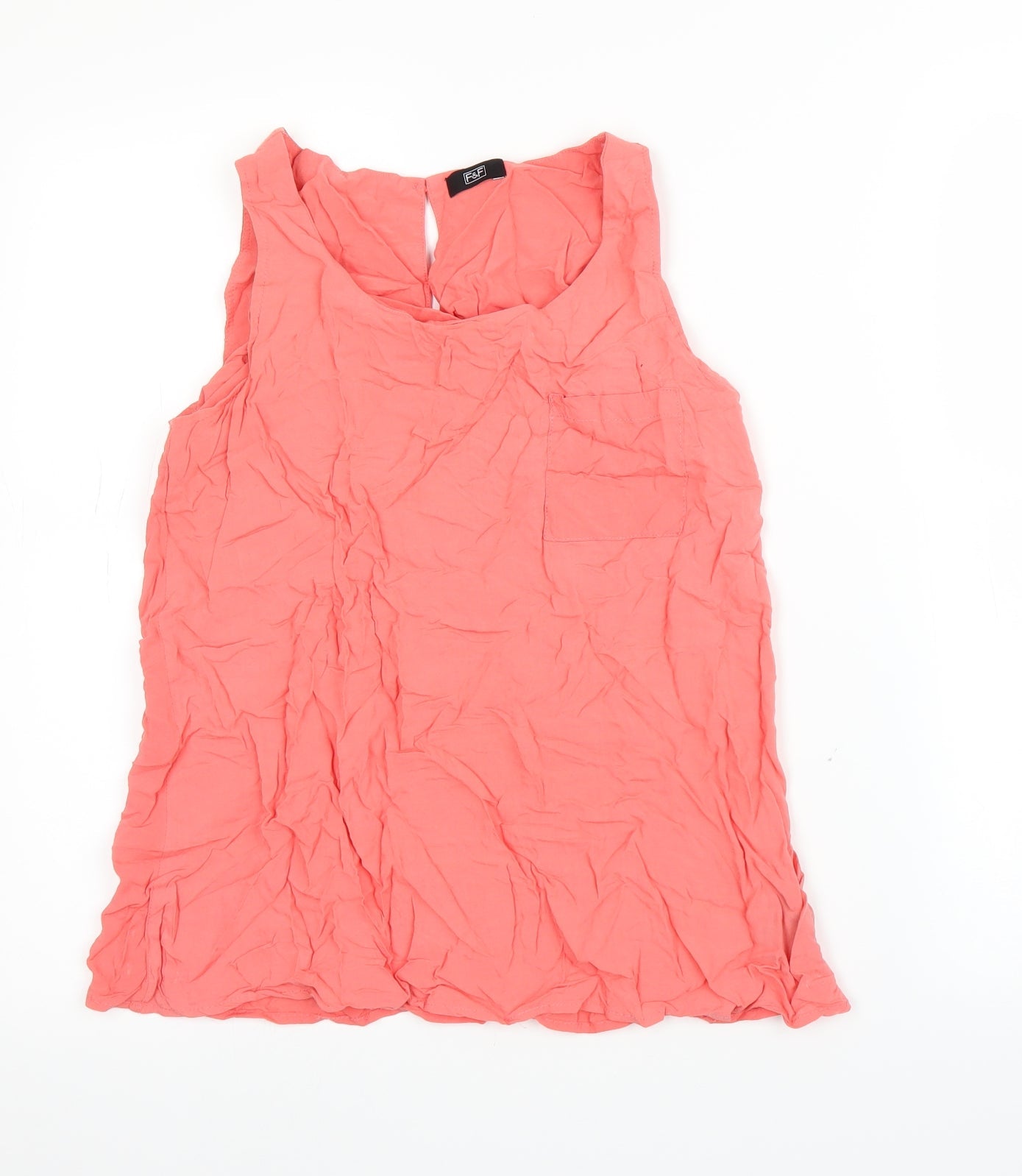 F&F Womens Pink   Basic Blouse Size 10