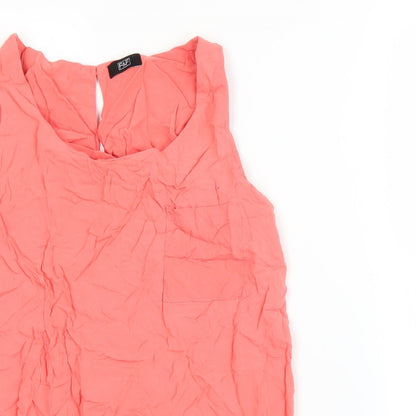 F&F Womens Pink   Basic Blouse Size 10