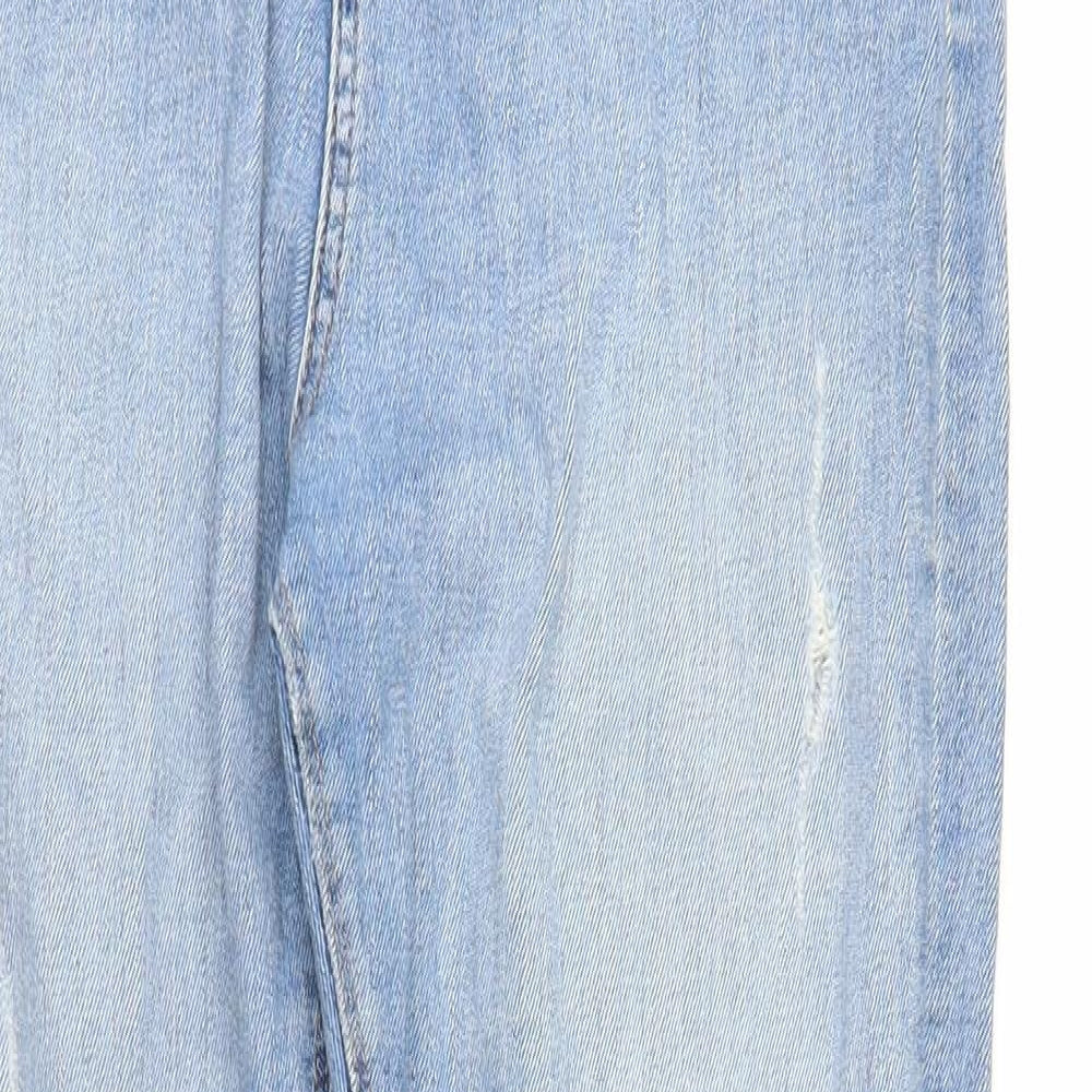 Womens UK Size 12 Miss Denim Regular Fit Skinny Blue Jeans
