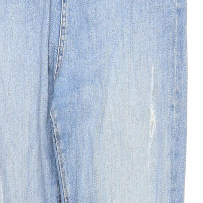 Womens UK Size 12 Miss Denim Regular Fit Skinny Blue Jeans