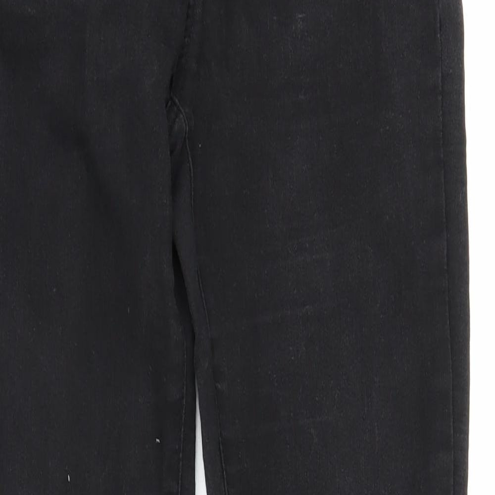 Primark Womens Black  Denim Skinny Jeans Size 8 L28 in
