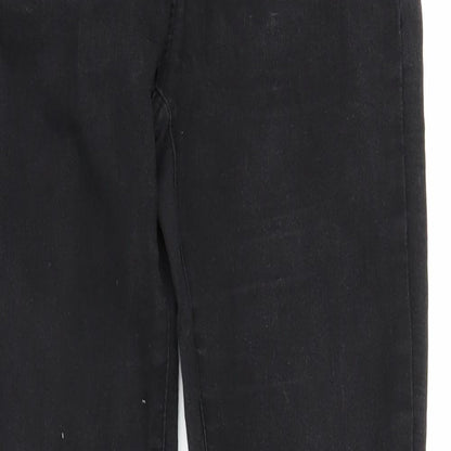 Primark Womens Black  Denim Skinny Jeans Size 8 L28 in