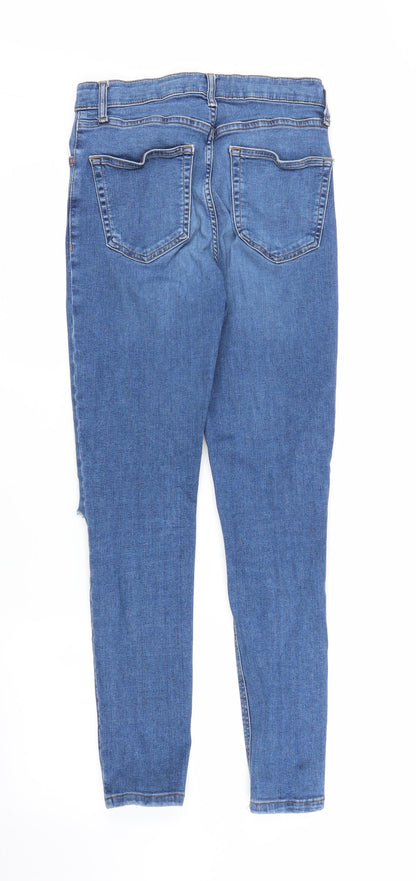 Topshop Womens Blue  Denim Jegging Jeans Size 28 in L27 in