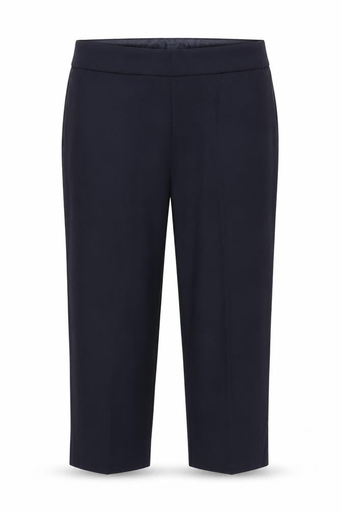 Womens UK Size L Preworn Regular Fit Capri Blue Trousers