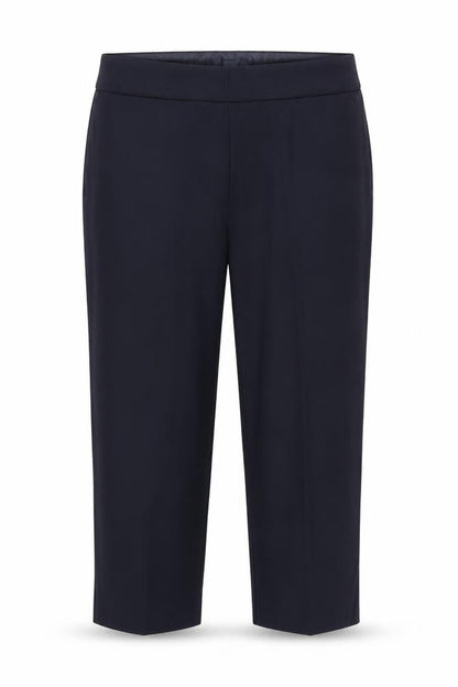 Womens UK Size L Preworn Regular Fit Capri Blue Trousers