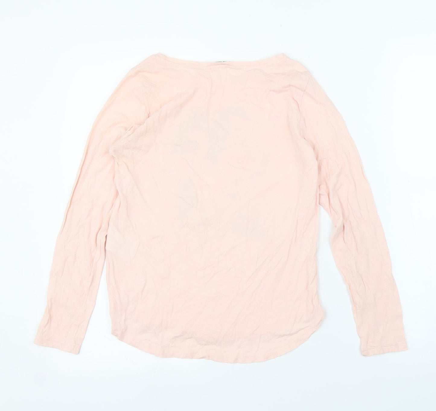 H&M Girls Pink   Basic T-Shirt Size 11 Years  - Unicorn