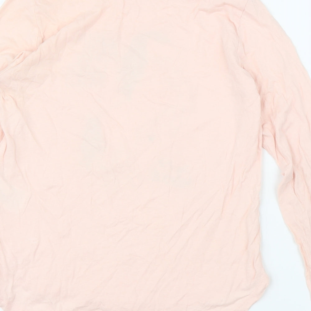 H&M Girls Pink   Basic T-Shirt Size 11 Years  - Unicorn