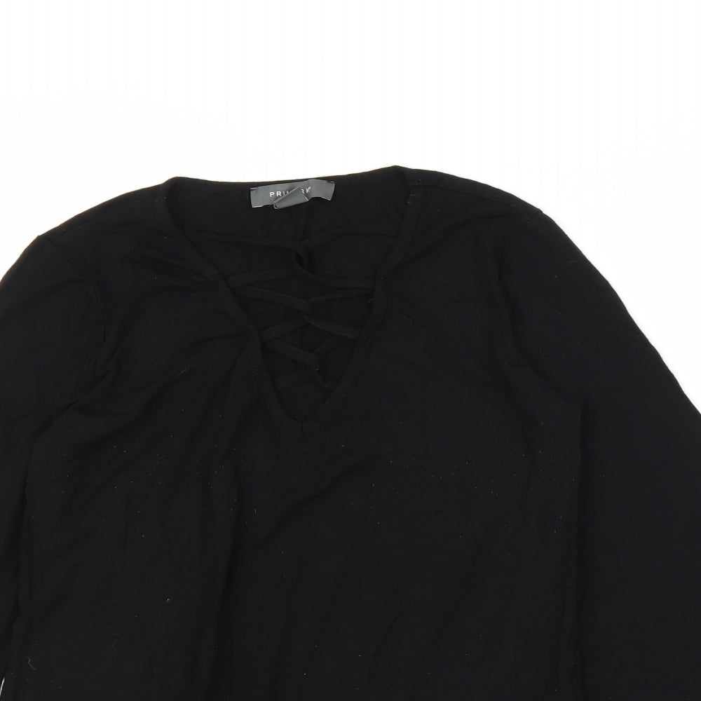 Primark Womens Black   Basic Blouse Size 6