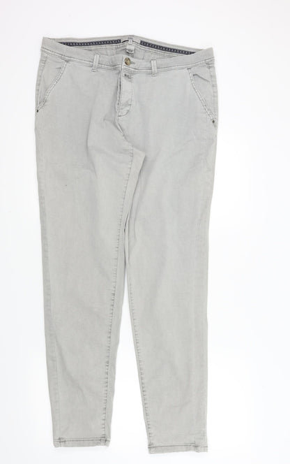 EDC Womens Grey   Straight Jeans Size 32 in L30 in