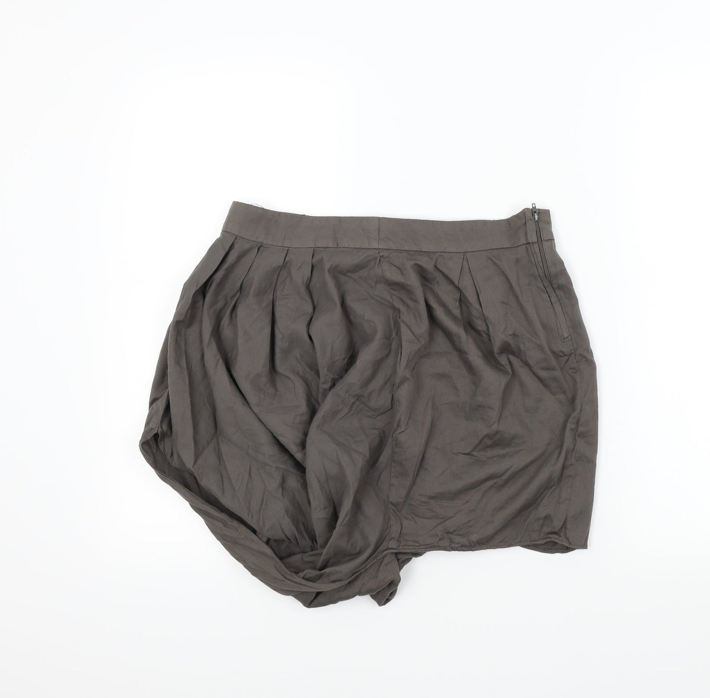 warhouse Womens Grey Colourblock  Hot Pants Shorts Size 12