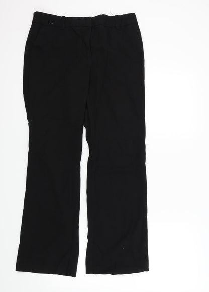 Womens UK Size 12 NEXT Regular Fit  Black Trousers