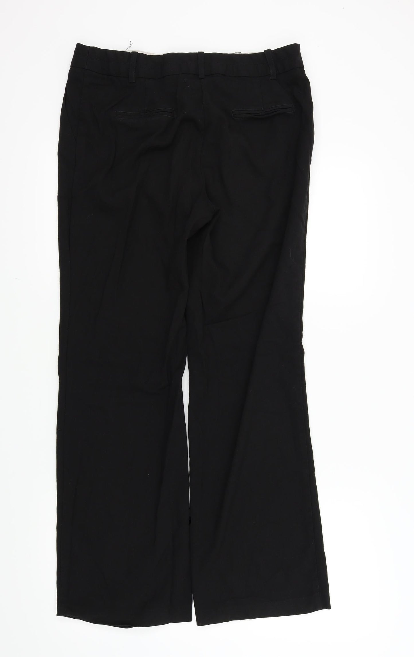 Womens UK Size 12 NEXT Regular Fit  Black Trousers