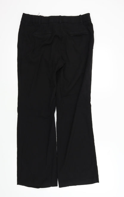Womens UK Size 12 NEXT Regular Fit  Black Trousers