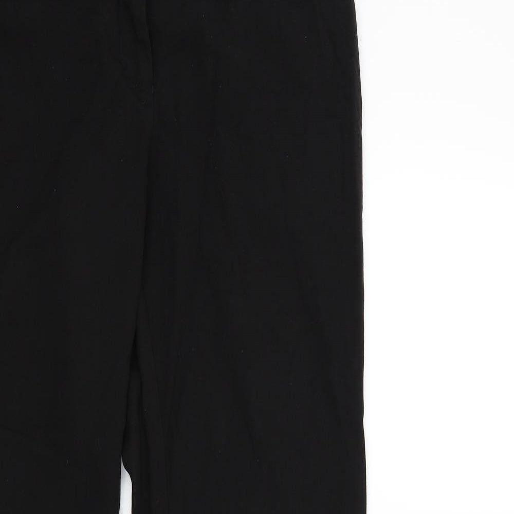 Womens UK Size 12 NEXT Regular Fit  Black Trousers