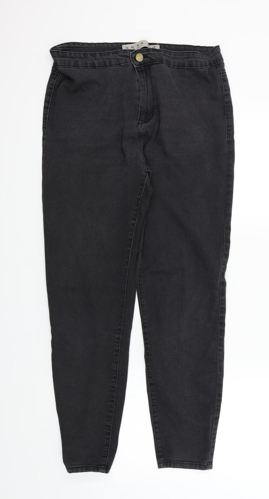 denim co Womens Black   Skinny Jeans Size 14 L27 in