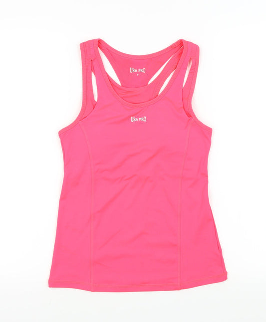 USA Pro Womens Pink Colourblock  Basic Casual Size 8  - usa pro
