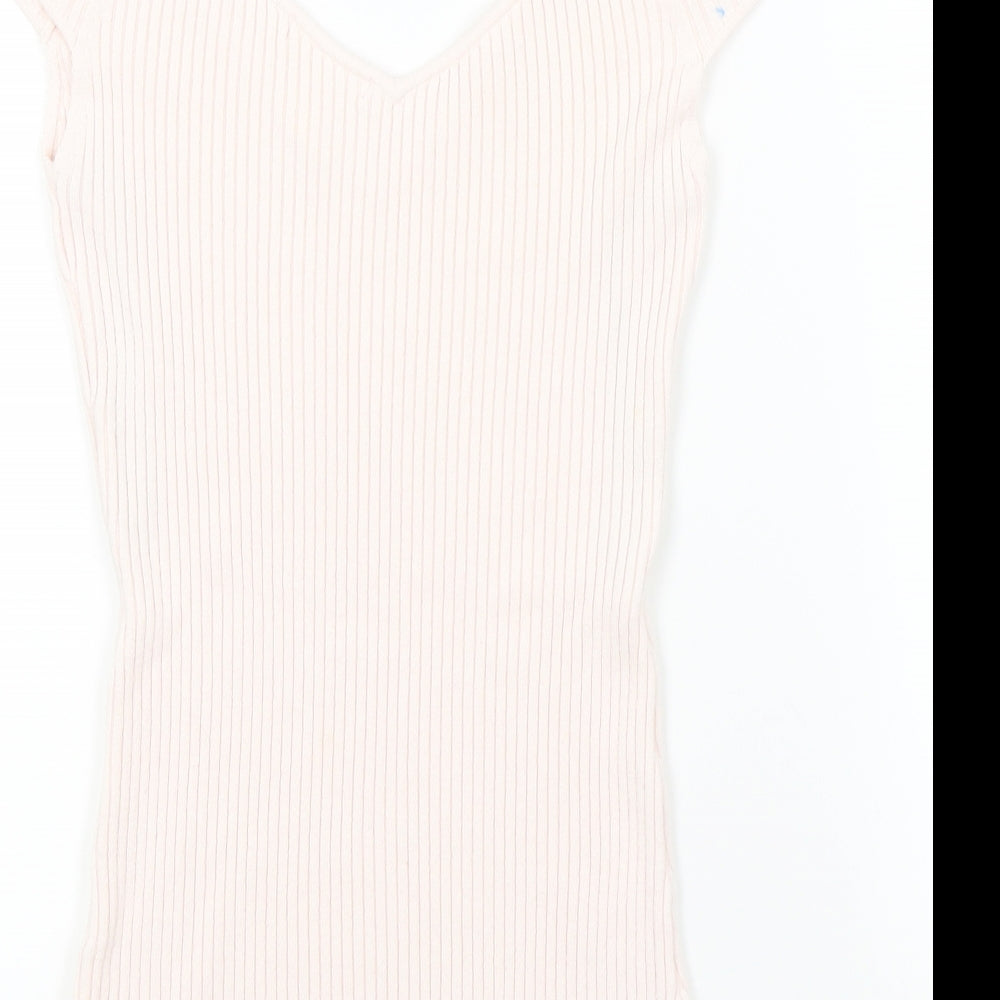 H&M Womens Orange   Pullover Jumper Size M