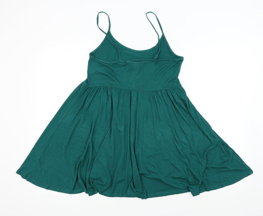 H&M Womens Green   Fit & Flare  Size S