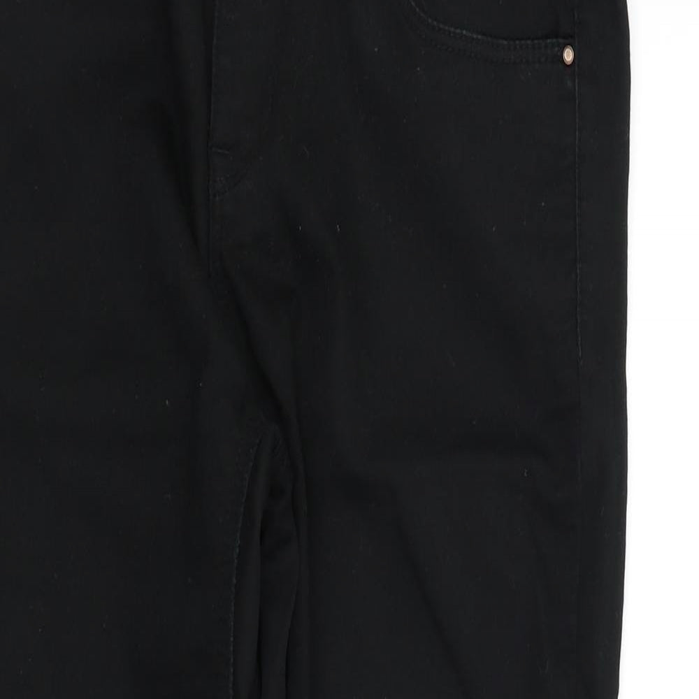 New Look Womens Black   Skinny Jeans Size 10 L24 in - Ripped details