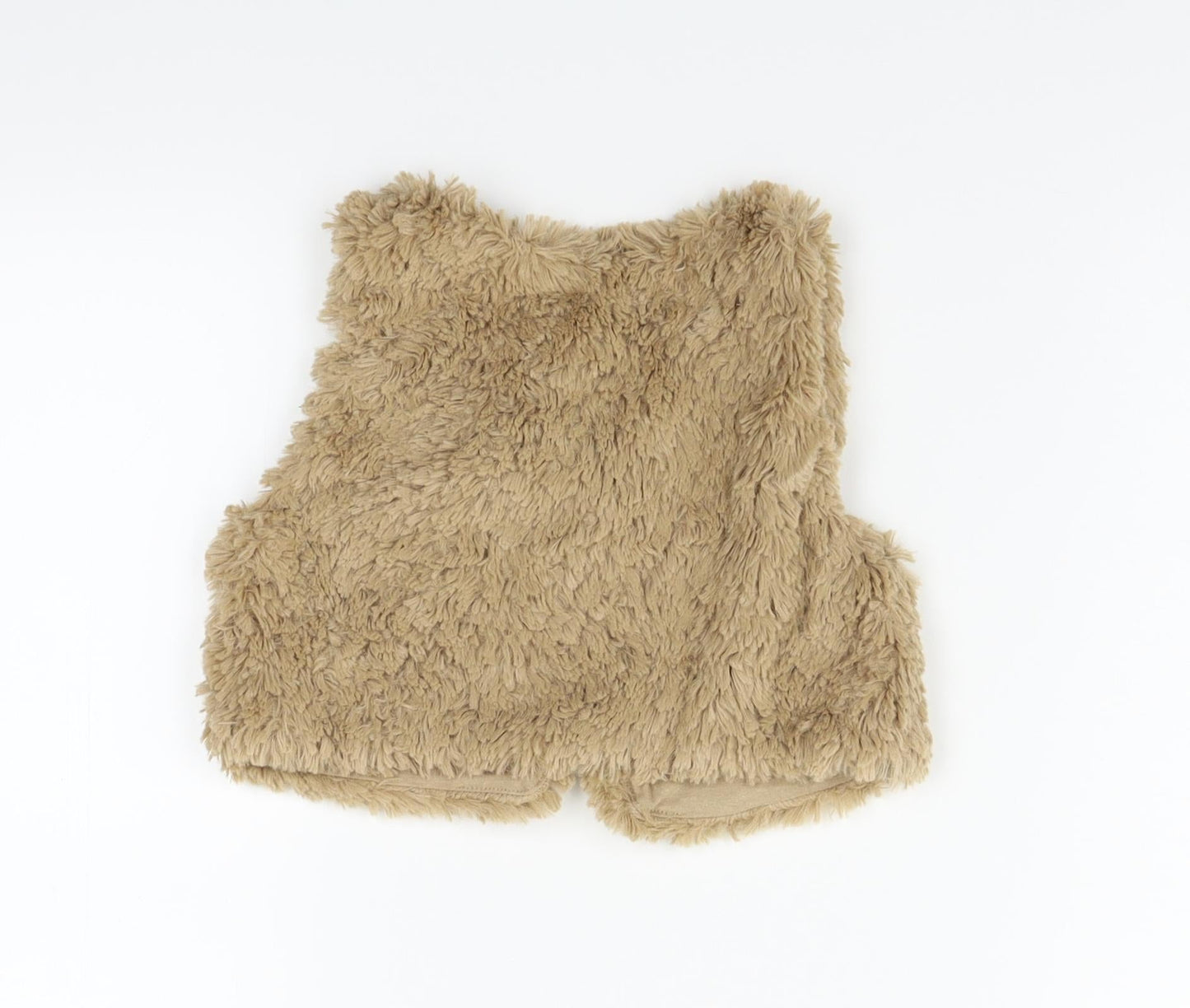 NEXT Girls Beige   Vest Jumper Size 2-3 Years