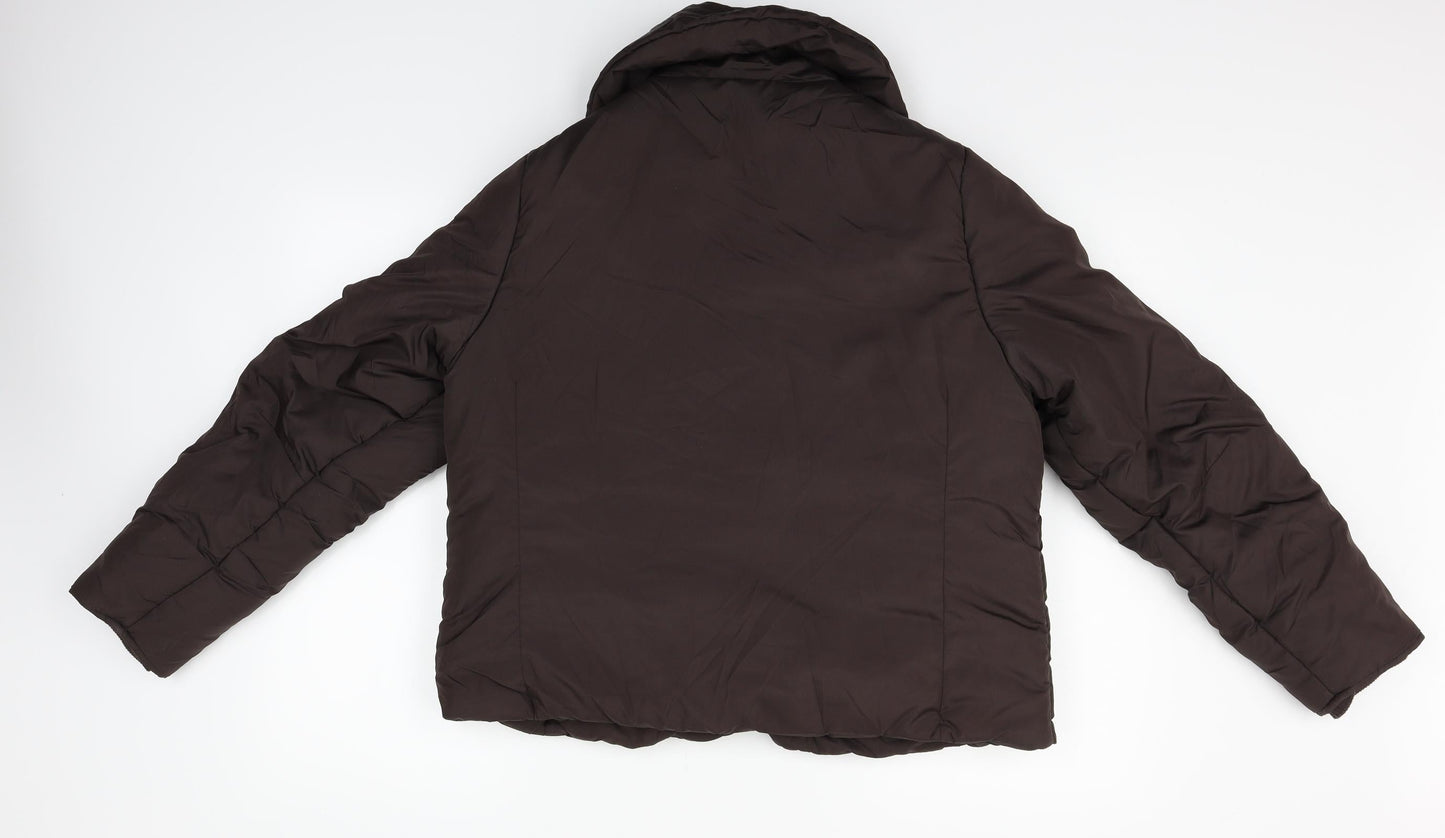 Colours of The World Womens Brown   Jacket Coat Size M