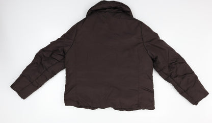 Colours of The World Womens Brown   Jacket Coat Size M