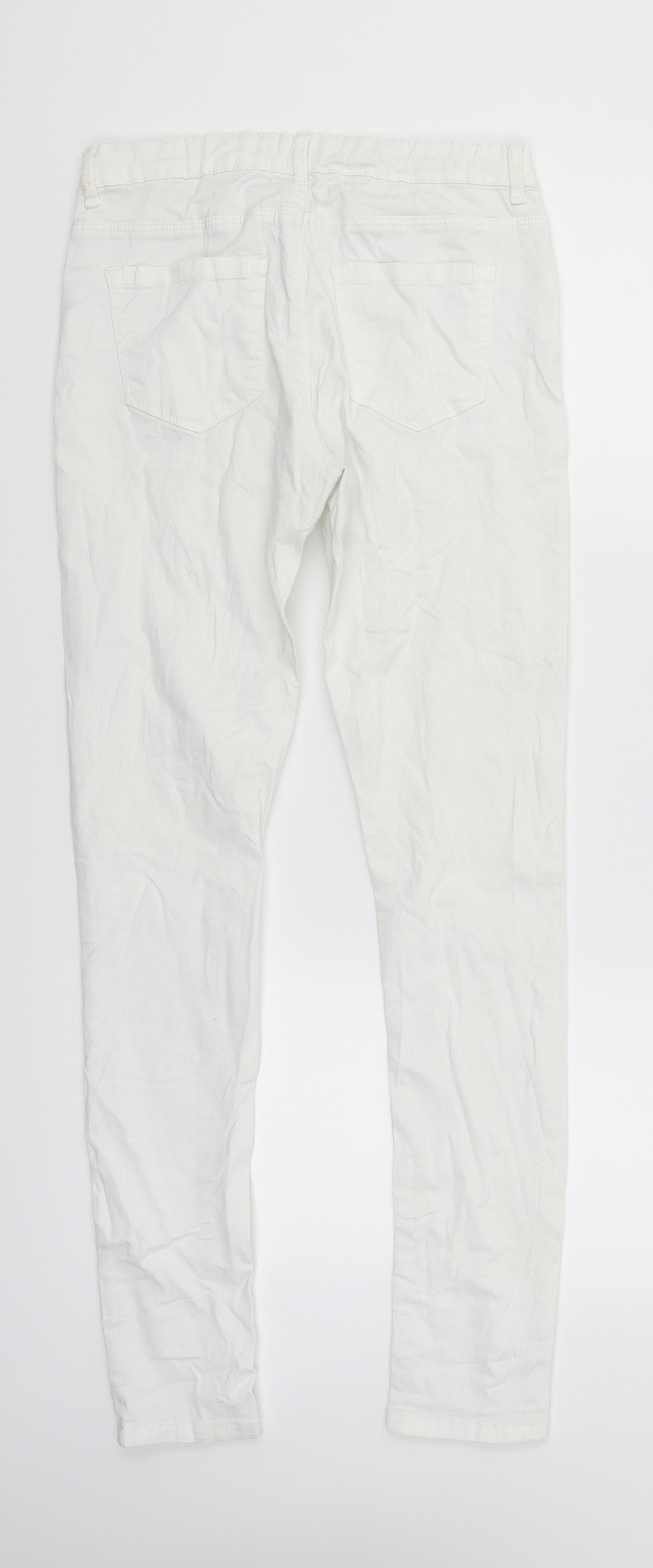 cubas as Womens White   Straight Jeans Size 26 in L29 in