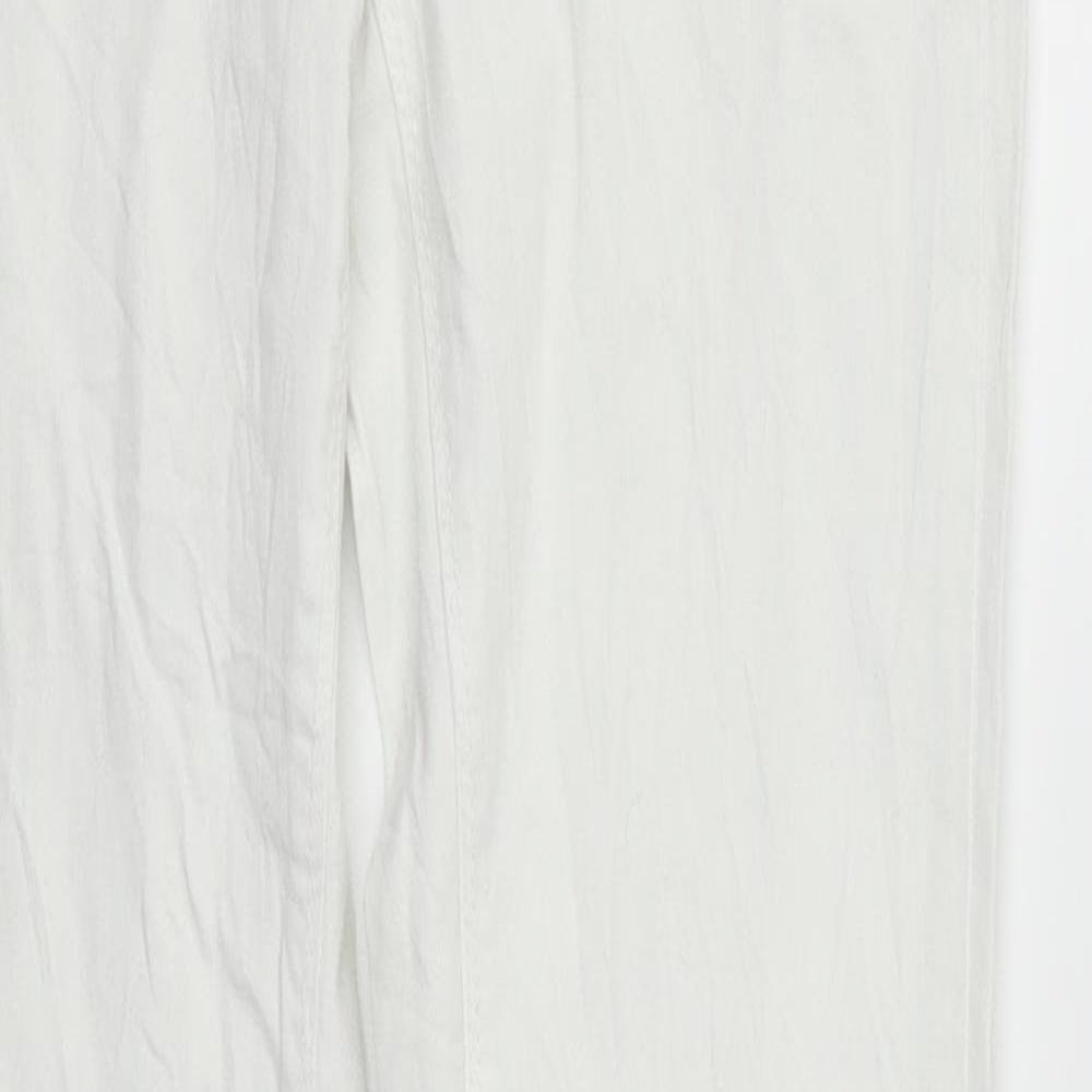 cubas as Womens White   Straight Jeans Size 26 in L29 in