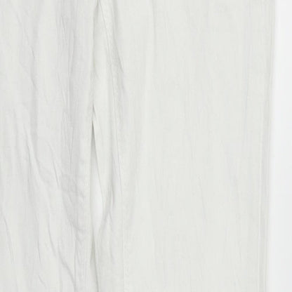 cubas as Womens White   Straight Jeans Size 26 in L29 in