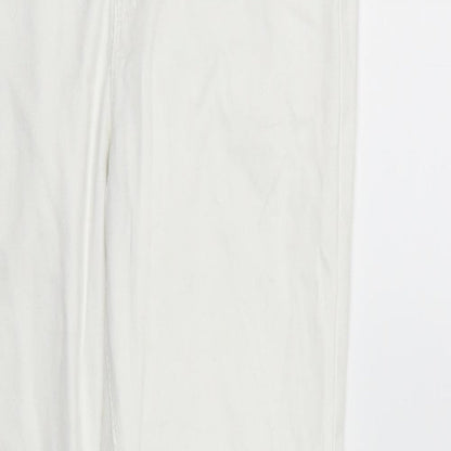 deniem & co Womens White   Straight Jeans Size 12 L29 in