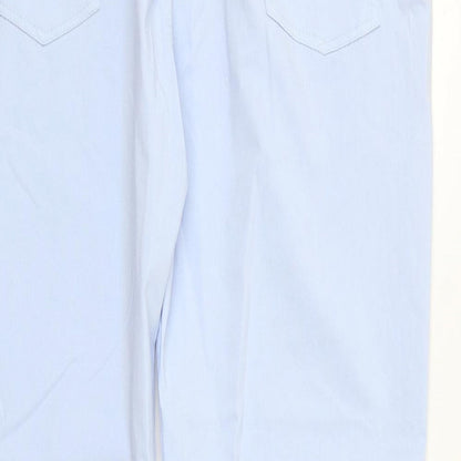 Womens UK Size 32 in Preworn Regular Fit  Blue Trousers