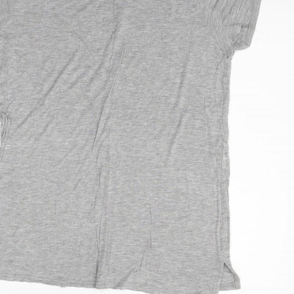 Womens UK Size 12 Studio Grey Basic T-Shirt