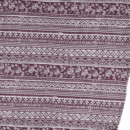 Womens UK Size 16 New Look Purple Basic T-Shirt