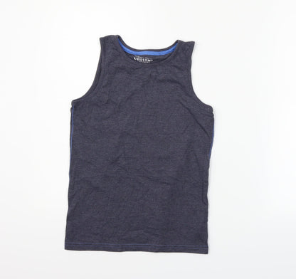 F&F Girls Grey   Basic Tank Size 9-10 Years