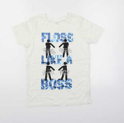 Primark Womens White   Basic T-Shirt Size 10