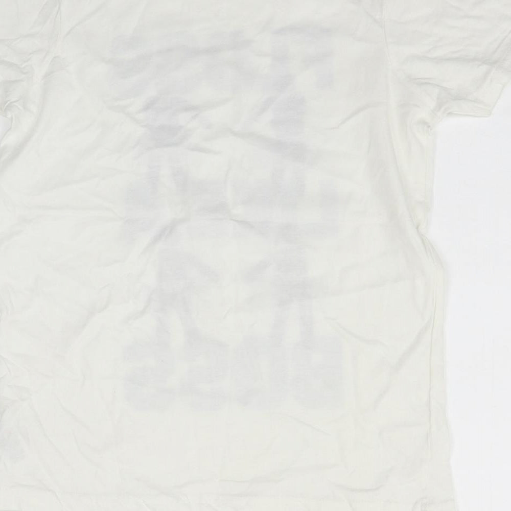 Primark Womens White   Basic T-Shirt Size 10