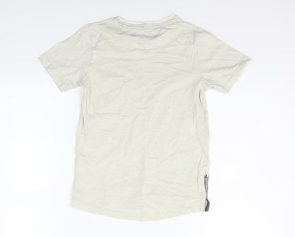 Tu Girls Beige   Basic T-Shirt Size 9 Years