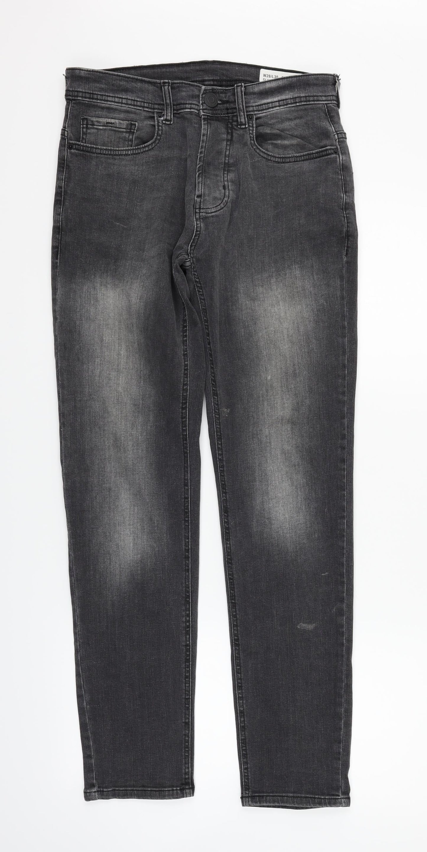 deniem co Mens Grey   Straight Jeans Size M L30 in - washable marks