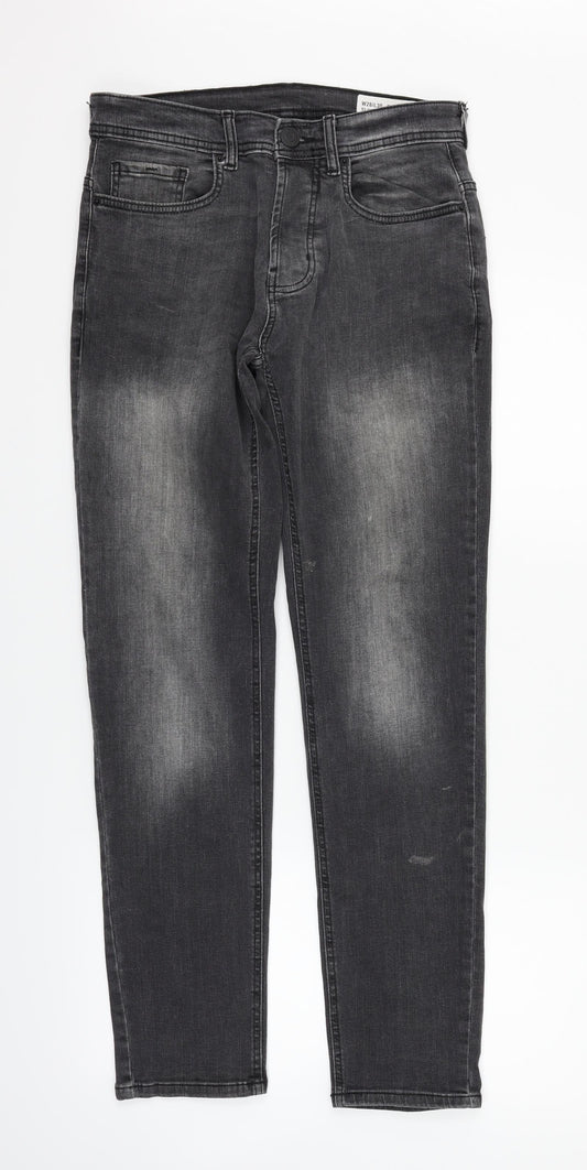 deniem co Mens Grey   Straight Jeans Size M L30 in - washable marks