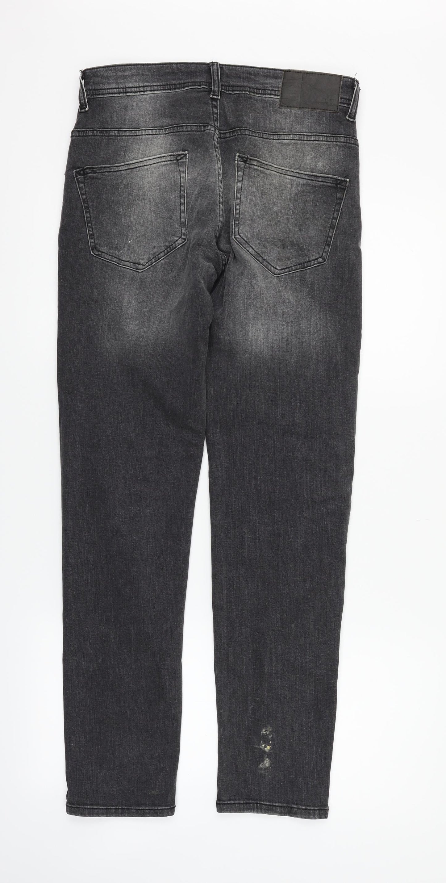 deniem co Mens Grey   Straight Jeans Size M L30 in - washable marks