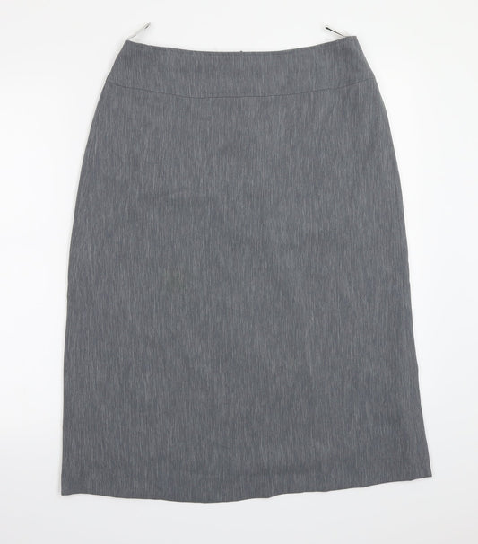 Gerry Weber Womens Grey   A-Line Skirt Size 16