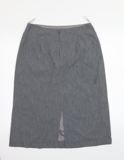Gerry Weber Womens Grey   A-Line Skirt Size 16
