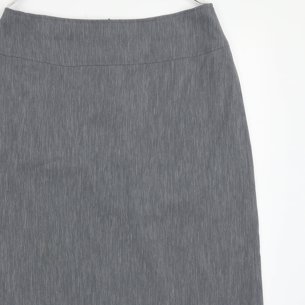 Gerry Weber Womens Grey   A-Line Skirt Size 16