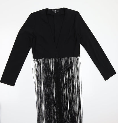 Missguided Womens Black   Cardigan Jumper Size 10