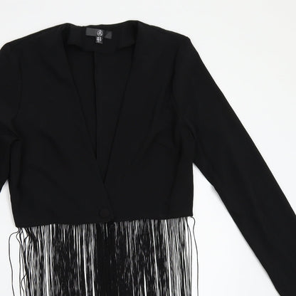 Missguided Womens Black   Cardigan Jumper Size 10