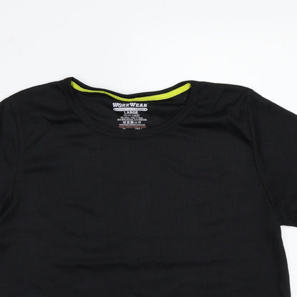 Workwear Womens Black   Basic T-Shirt Size L