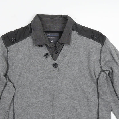 NEXT Mens Grey   Pullover Jumper Size M