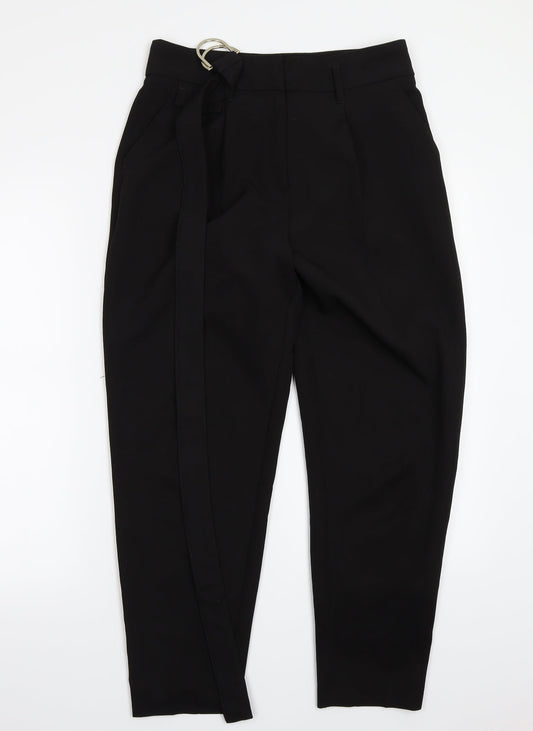 F&F Womens Black   Trousers  Size 10 L27 in