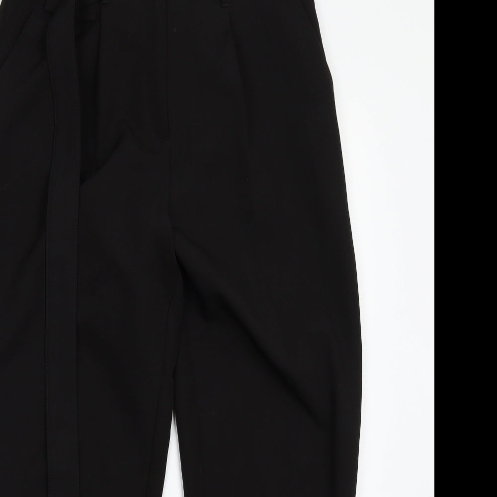 F&F Womens Black   Trousers  Size 10 L27 in
