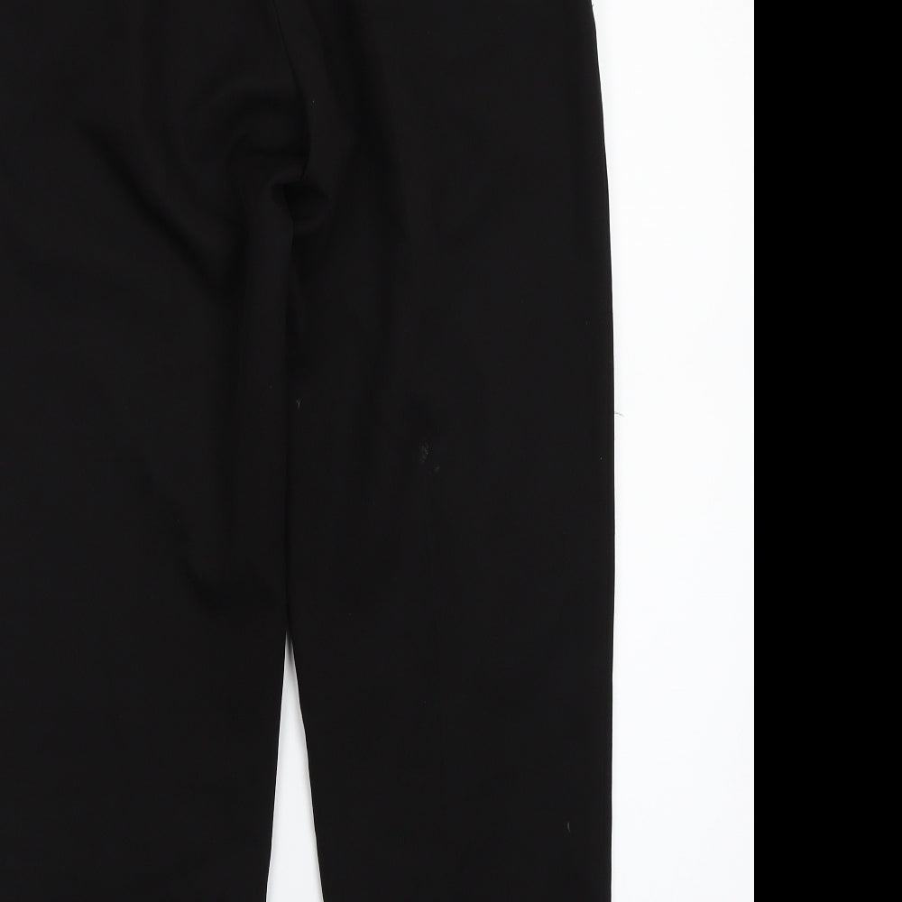 F&F Womens Black   Trousers  Size 10 L27 in